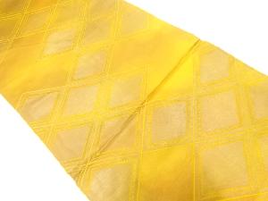 菱模様織出し袋帯